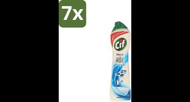 Cif - Badkamer & Keuken - Cream - Verwijdert Hardnekkig Vuil - 500ml - Bulkverpakking - 7 stuks