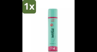 1 x Wella Ultra Strong - Haarspray - 24 Uur Versteviging - Bescherming tegen UV Stralen - 250 ml - Haarspray - Haarspray 24 Uur - Haarspray Met UV Bescherming - Haarspray Voor Volume - Haarspray Voor Langdurige Hold
