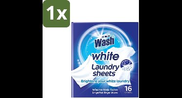 1 x At Home - Wash - Wasdoekjes - Witte Was - Tegen Verkleuring - 12 Doekjes - Witte Wasdoekjes - Wasdoekjes Witte Was - Wasdoekjes Tegen Kleuruitloop - Wasdoekjes Voor Witte Stoffen - Wasdoekjes Handwas