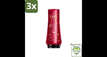 3 x Gliss-Kur - Conditioner - Winter Repair - Herstelt & Verzorgt - 200 ml - Grootverpakking - Haar Conditioner - Winterhaar - Haarherstel - Voedende Conditioner - Gliss-Kur