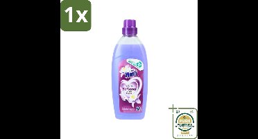 1 x At Home - Wash - Wasverzachter - Floral Passion - 20 Wasbeurten- Wasverzachter - Wasverzachter Bloemig - Wasverzachter Voor Alle Stoffen - Wasverzachter Voor Katoen - Wasverzachter Voor Synthetische Stoffen