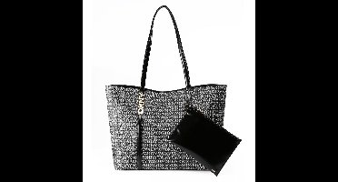 DKNY Avril Shopper Tas 42 cm - 15 L - black logo- black