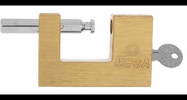 Gehard messing blokslot – 90 mm – Inclusief 3 sleutels