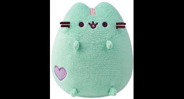 Pusheen, Knuffel Mascotte 18cm met Geborduurd Hart Ultrazacht, Vert Menthe