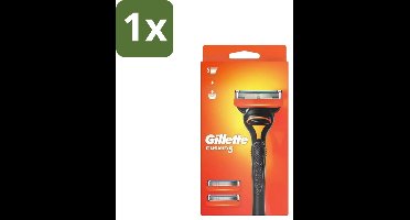 Gillette - Fusion 5 - Scheermesje - Ergonomisch ontwerp - 2 Extra Navulmesjes - 1 stuk