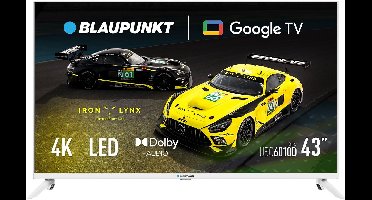 Blaupunkt 43UBG6010S – 43 inch 4K UHD LED TV – Google TV – HDR10 – Dolby Audio