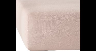 De Witte Lietaer Hoeslaken Elena Pearl Pink - 140 x 200/220 x h 30 - Katoen Jersey