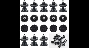 20pcs deurpaneel kaart trim clips - auto fasteners deurpaneel montage clips - duurzame plastic bumper fixing clips