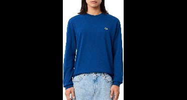 Lacoste Cotton Longsleeve Shirt Heren - Maat S