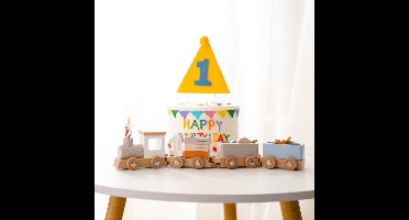 Houten trein verjaardagsspeelgoed Montessori speelgoed educatief speelgoed Geschikt voor baby's houten kinderwagen educatief speelgoed Geschikt voor baby's houten babyspeelgoed aantal