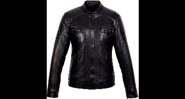 Lamsleren heren bikerjas Ryan zwart - 62