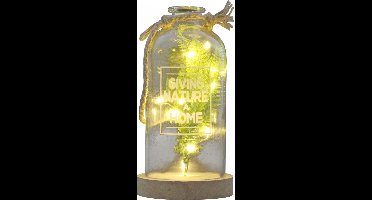 Peha Stolp Giving Nature A Home Led 13 X 25 Cm Glas Naturel