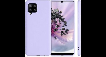Hoesje Geschikt Voor Samsung Galaxy A42 hoesje - A42 5G hoesje Lila - Hoesje Geschikt Voor Samsung Galaxy A42 hoesje Nano Liquid siliconen Backcover- hoesje Hoesje Geschikt Voor Samsung Galaxy A42