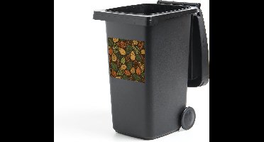 Container sticker Patronen - Herfst - Bladeren - 40x40 cm - Kliko sticker