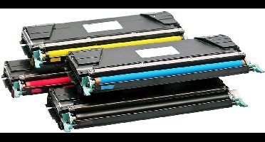 Set 4x ABC huismerk toner geschikt voor Lexmark X746 X746DE X748 X748DE X748DTE XS748 XS748DE XS748DTE X 746 X 746DE X 748 X 748DE X 748DTE XS 748 XS 748DE XS 748DTE