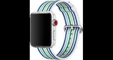 Apple Woven Nylon Apple Watch 38mm / 40mm / 41mm Blue Stripe
