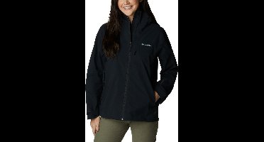 Columbia Omni-Tech Jas Dames met Capuchon - Dames Heren Waterdicht & Winddicht - Outdoorjas Winter - Zwart - Maat XL