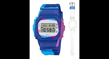 Casio G-Shock DWE-5600PR-2ER Horloge - Kunststof - Blauw - Ø 38.5 mm