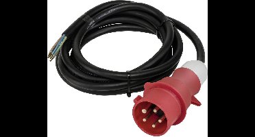 AS Schwabe 70970 Aansluitkabel Stroom Zwart, Rood 5.00 m