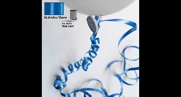 Globos krullint blauw 5mm 500mtr decoratie cadeau.