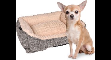 FLAMINGO - Hondenmand - Zupo - rechthoekig - 50x40x16 - cm - grijs