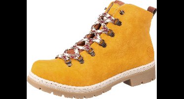 Rieker dames veterboot geel