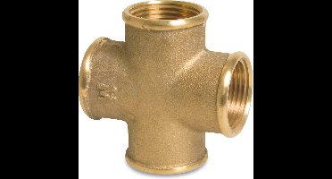 Profec Nr. 180 Kruisstuk messing 1" binnendraad