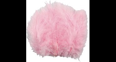 Creotime Kalkoenveren 5-12 Cm Lichtroze 15 Stuks