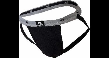 MM Sports The Original Swimmer/Jogger Jockstrap 1 inch Black - MAAT L - Heren Ondergoed - Jockstrap voor Man - Mannen Jock