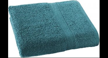 De Witte Lietaer Handdoek 100 X 150 Cm Katoen Petrol Blauw