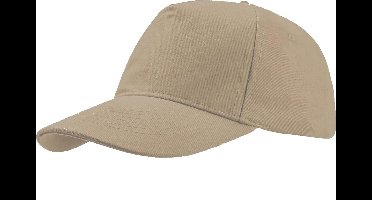 Atlantis Liberty Five Buckle Heavy Brush Cotton 5 Panel Cap (Khaki)