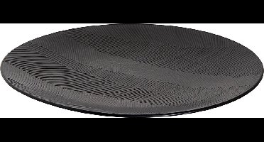 Palmer Bord Leaf 27 cm Zwart Stoneware 1 stuk(s)