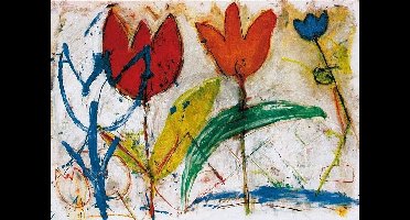 Kunstdruk Ursula Meyer-Petersen - Tulips 70x50cm
