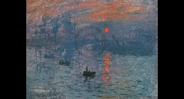 Kunstdruk Claude Monet - Impressionismo il levar 80x60cm