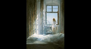 Kunstdruk Henning von Gierke - Morgensonne 70x90cm