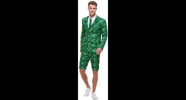 Smiffys - Tropical Palm Tree Suit Kostuum - M - Groen