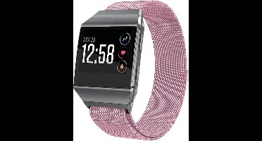 Shop4 - Fitbit Ionic Bandje - Metaal Roze