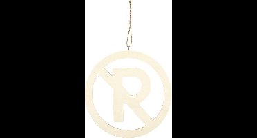 Schild, Niet parkeren, d: 21,3 cm, dikte 0,9 cm, triplex, 1stuk