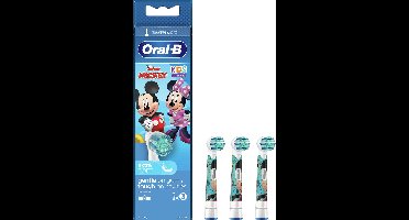 Oral-B Kids Opzetborstels, Verpakking Van 3 - Mickey Mouse