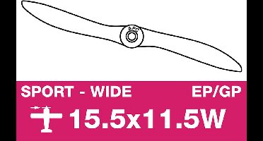 APC - Sport propeller - EP/GP - 15.5X11.5W
