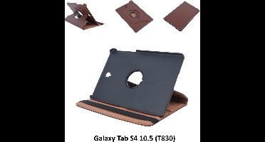 Samsung Galaxy Tab S4 10.5 Draaibare tablethoes D Bruin voor bescherming van tablet (T830)