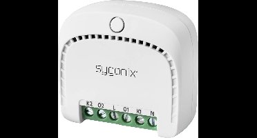 Schakelaar WiFi Inbouw (in muur of meubel) 2-kanaals Schakelvermogen (max.) 2300 W Bereik max. (in het vrije veld) 300