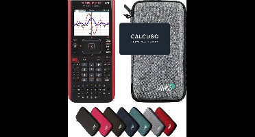 TI-Nspire CX II-T CAS incl. WYNGS Beschermhoes Lichtgrijs - Grafische Rekenmachine - Basis Pakket