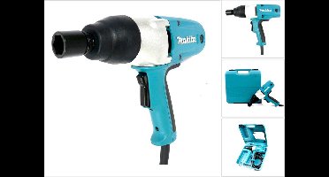 Makita TW 0350 400 W elektrische slagmoersleutel in Makita transportkoffer
