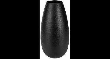 Vaas Vintage Zwart 20x20xh40cm Rond Alum Inium