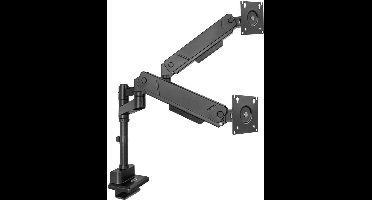 ACT Monitorarm 34" office solid pro, gasveer, paalbevestiging, 2 schermen AC8330