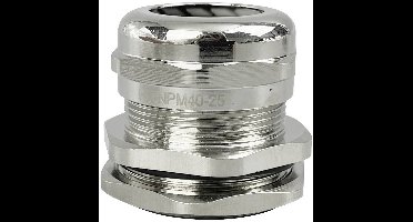 TRU COMPONENTS TC-10302852 Wartel M40 Messing (vernikkeld) Metaal 1 stuk(s)