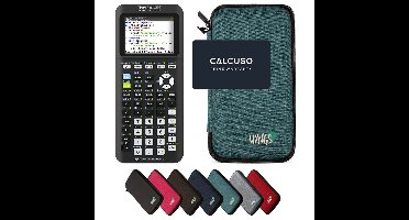 TI-84 Plus Ce -T Python Edition incl. WYNGS Beschermhoes Turkoois - Grafische Rekenmachine - Basis Pakket