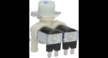 Store_8 - Waterinlaatventiel - Dubbele Kop - Universeel - 8 x 7 x 6,5 cm - Vervangingsonderdeel - Geschikt voor Wasmachines - PP + Aluminiumlegering