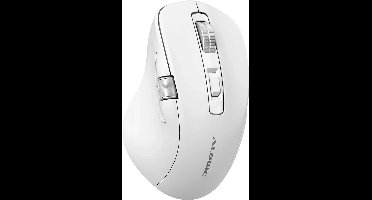 Alogic Apex Draadloze Programmeerbare Muis – Ergonomisch Ontwerp – 6400 DPI – Tot 104 Uur Batterijduur - Wit